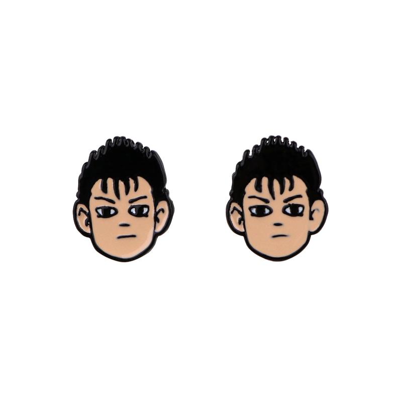 Anime Cartoon Stud Earrings For Girls Kids Jewelry Gift