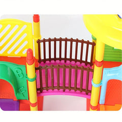 Children's Playground Play House Game Toys DIY Assembled Happy Castle Toys