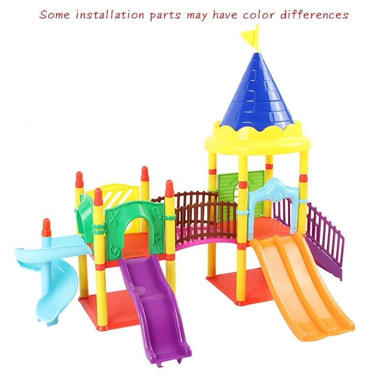 Children's Playground Play House Game Toys DIY Assembled Happy Castle Toys