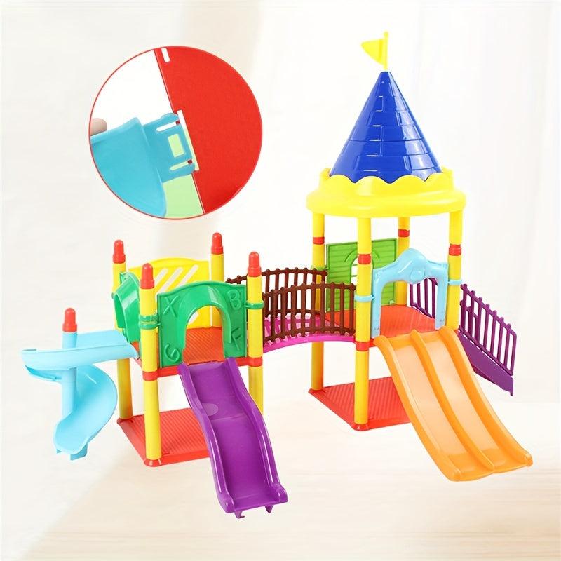Children's Playground Play House Game Toys DIY Assembled Happy Castle Toys