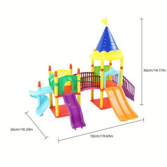 Children's Playground Play House Game Toys DIY Assembled Happy Castle Toys