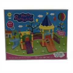 Children's Playground Play House Game Toys DIY Assembled Happy Castle Toys