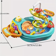 Kids Dishwasher Play Kitchen Toy Set with 22 Pieces