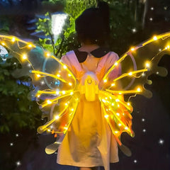 Iridescent Wings Dress Up with Glitter LED Angel Wings