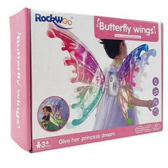 Iridescent Wings Dress Up with Glitter LED Angel Wings