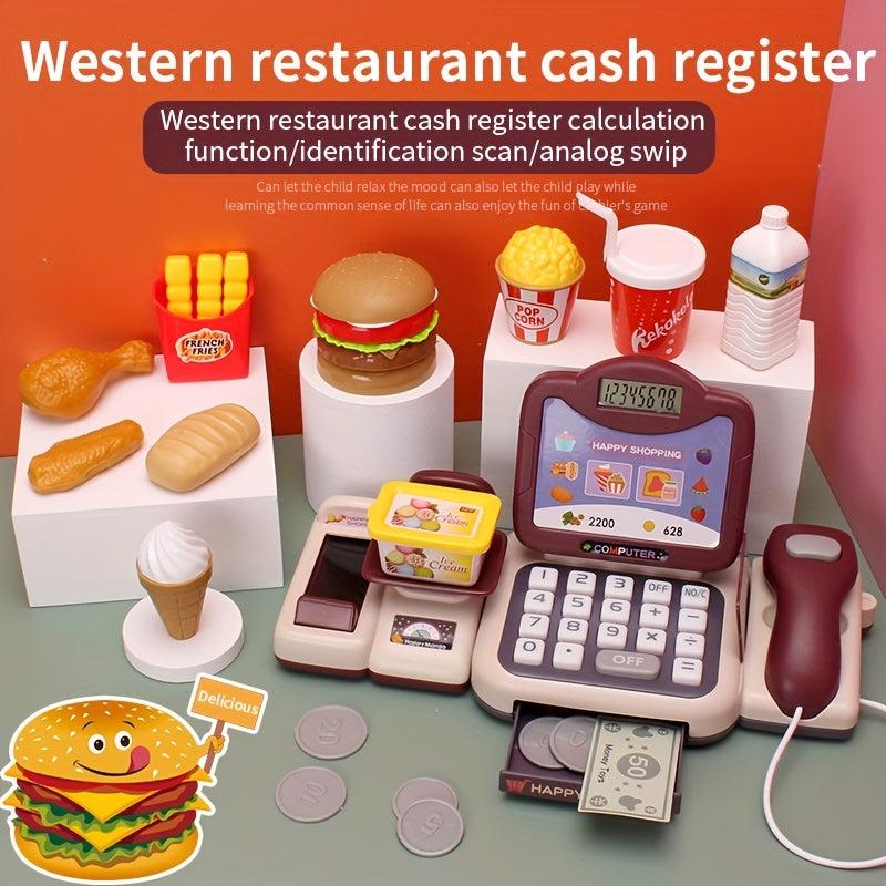 Kids Supermarket Cash Register Toy Set