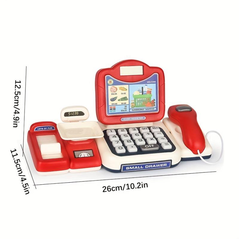 Kids Supermarket Cash Register Toy Set