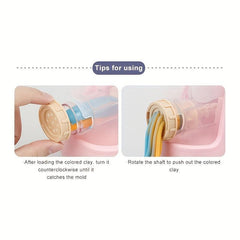 Colored Clay Noodle Machine Kids Clay Toy Set
