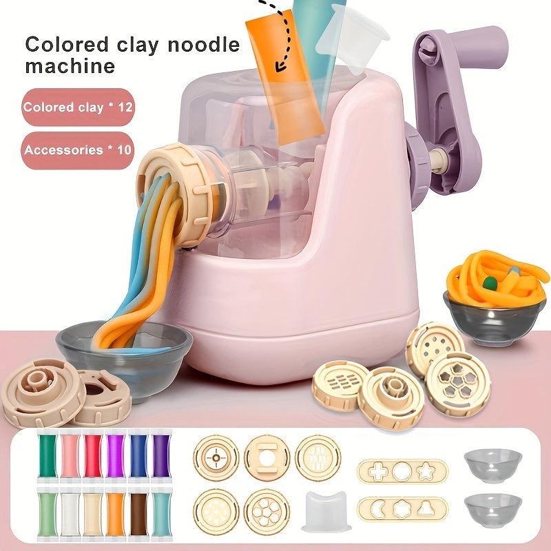 Colored Clay Noodle Machine Kids Clay Toy Set