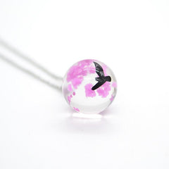 Noctilucent Eagle Sky Clouds Necklace Resin Pendant