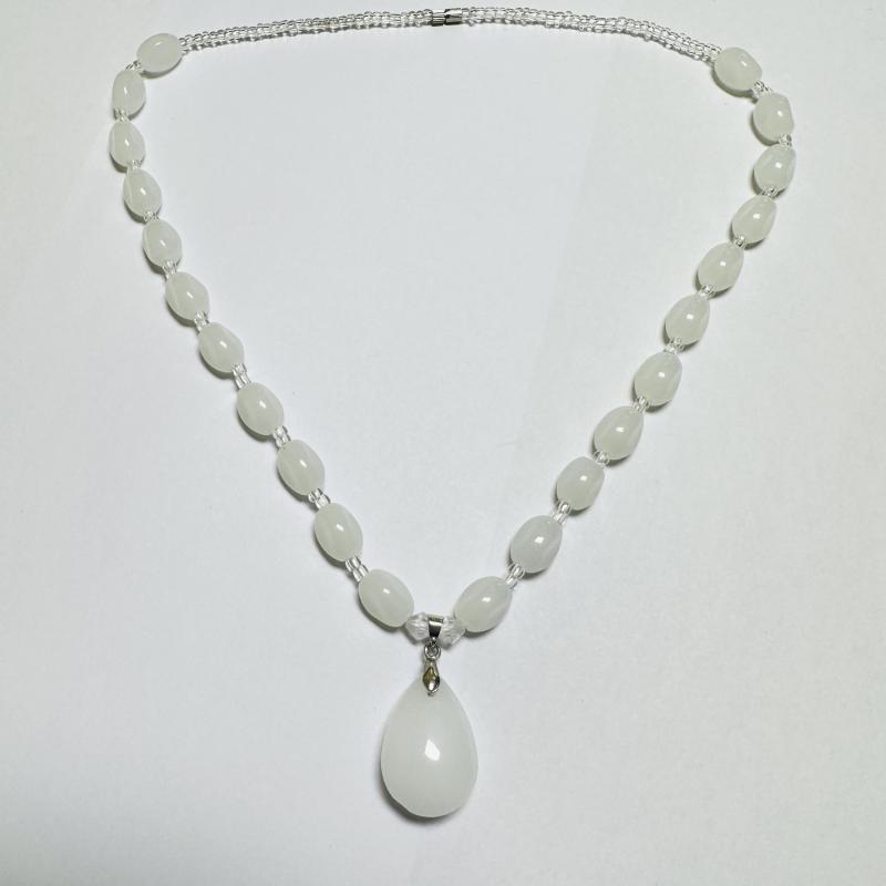Beads Water Drop Pendant Necklace