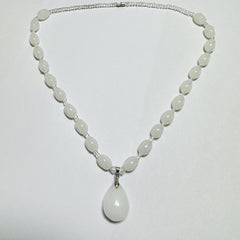 Beads Water Drop Pendant Necklace
