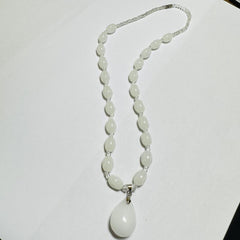 Beads Water Drop Pendant Necklace