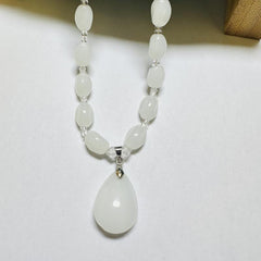 Beads Water Drop Pendant Necklace