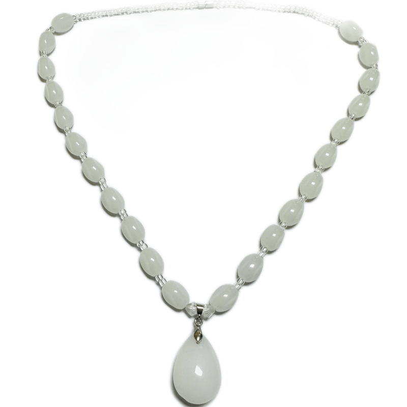 Beads Water Drop Pendant Necklace
