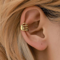 1 Pc Ear Clips For Girls Minimalist Piercing Studs Ear Clips
