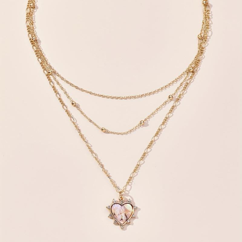 Creative Shell Diamond Clavicle Chain Necklace