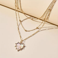 Creative Shell Diamond Clavicle Chain Necklace