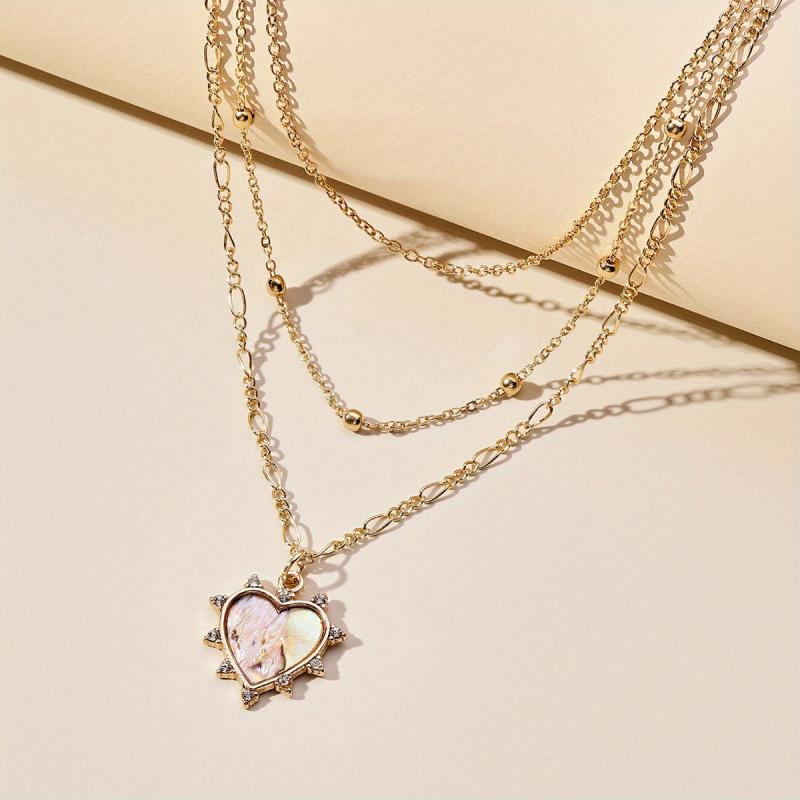 Creative Shell Diamond Clavicle Chain Necklace