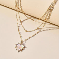 Creative Shell Diamond Clavicle Chain Necklace
