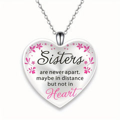 Love Crystal Pendant Necklace Letter Necklace Birthday Gift