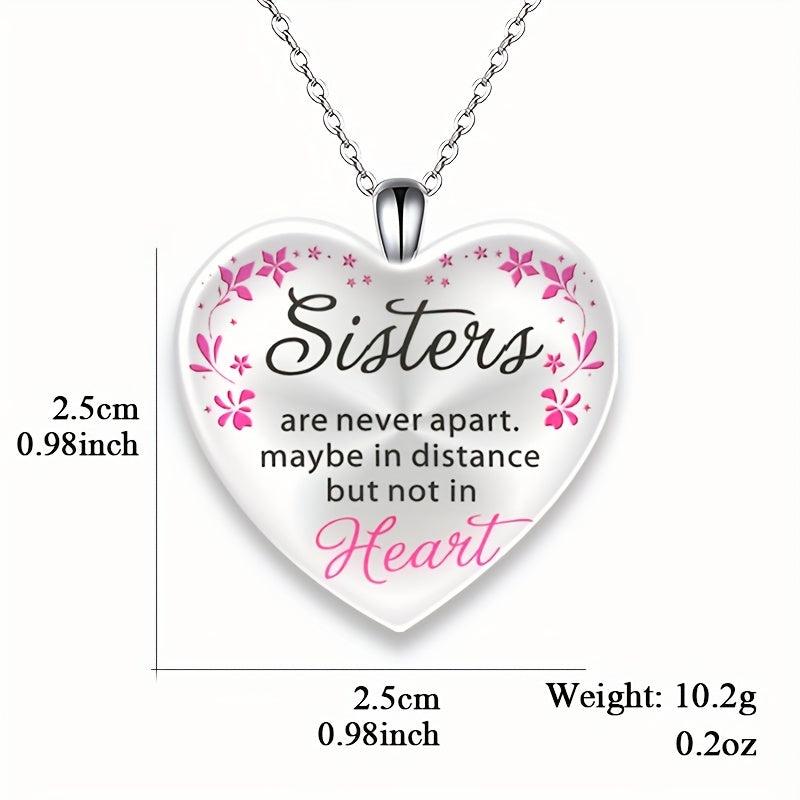 Love Crystal Pendant Necklace Letter Necklace Birthday Gift