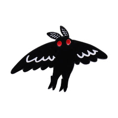 Mothman Brooch Punk Bat Pin Halloween Gift Men Women