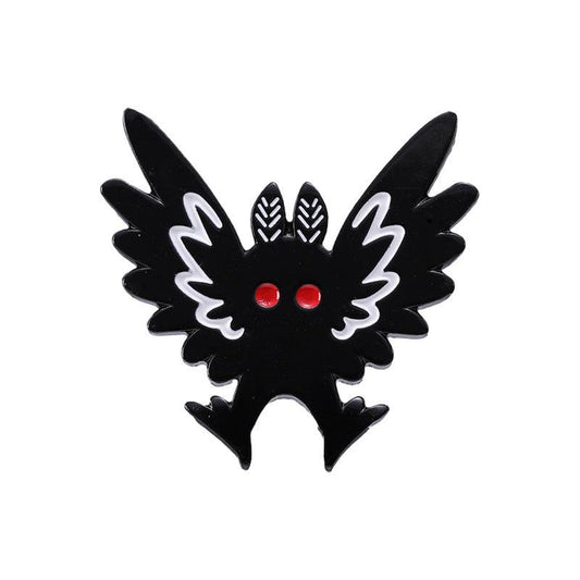 Mothman Brooch Punk Bat Pin Halloween Gift Men Women
