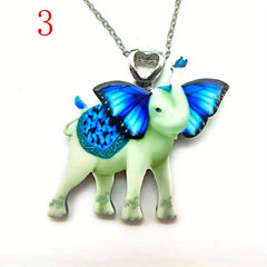Cute Animal Cartoon Acrylic Necklaces