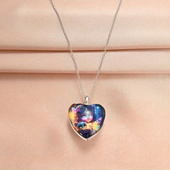 Crystal Pendant Necklace Dream Girl Kitten Birthday Gift