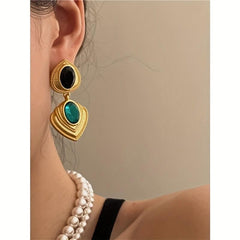 Vintage Love Earrings Retro Style