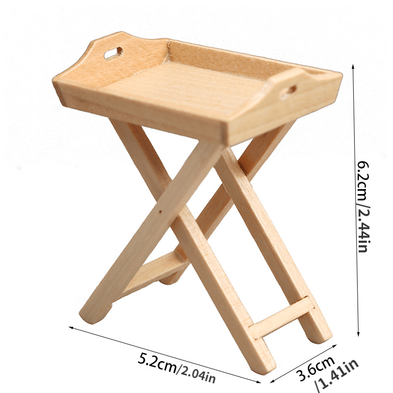 Wooden Furniture Toy House Micro Scene Fruit Plate Dining Plate