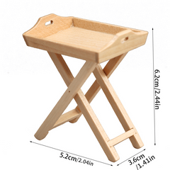 Wooden Furniture Toy House Micro Scene Fruit Plate Dining Plate
