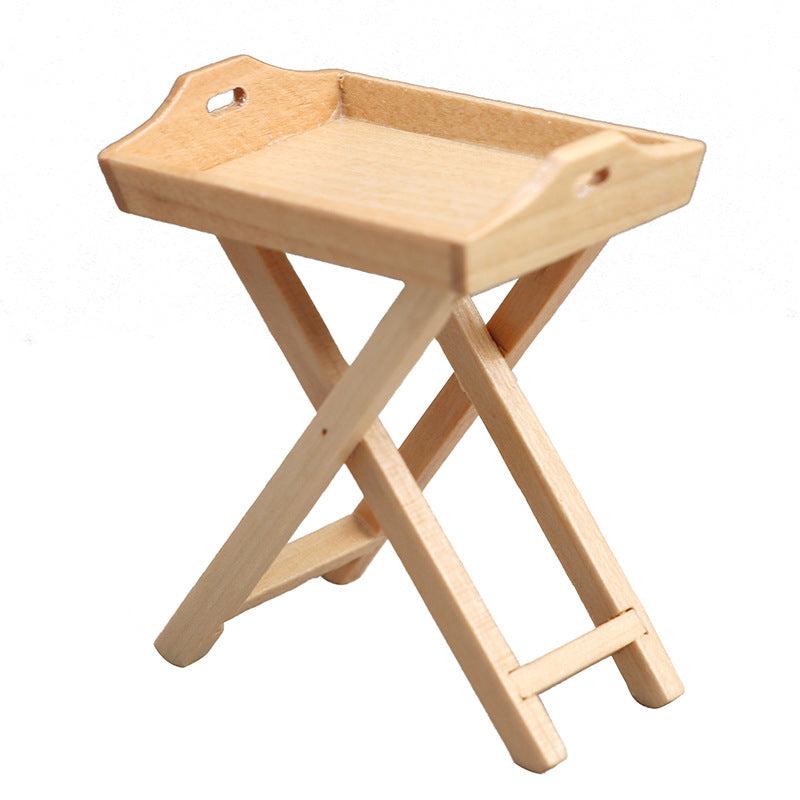 Wooden Furniture Toy House Micro Scene Fruit Plate Dining Plate