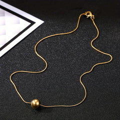 Beaded Pendant Necklace Chain Necklace Women