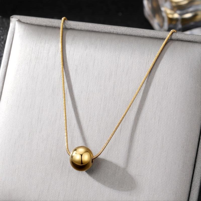 Beaded Pendant Necklace Chain Necklace Women