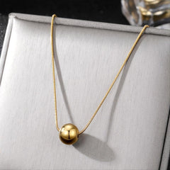 Beaded Pendant Necklace Chain Necklace Women