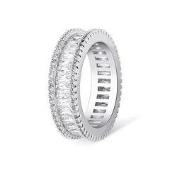 Micro Inlaid Zircon Wedding Couple Ring Gift