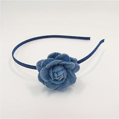 Camellia Flower Cowboy Hair Band Clip Headwear