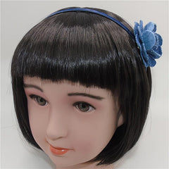 Camellia Flower Cowboy Hair Band Clip Headwear
