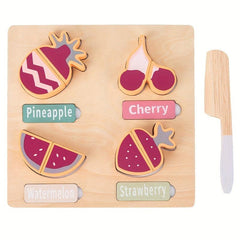 Fruits Vegetables Pretend Food Playset for Kids