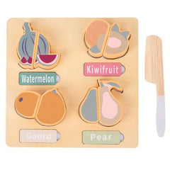 Fruits Vegetables Pretend Food Playset for Kids
