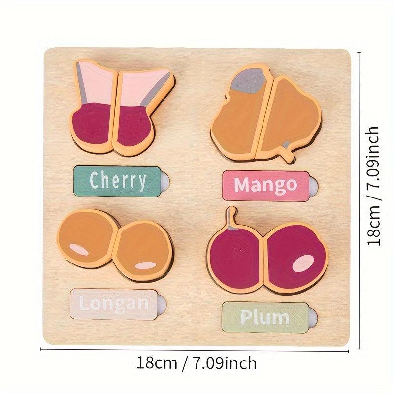 Fruits Vegetables Pretend Food Playset for Kids