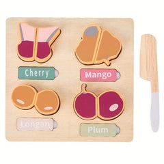 Fruits Vegetables Pretend Food Playset for Kids