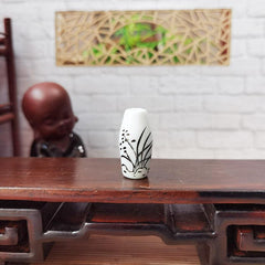 3pcs Mini Hand-painted Orchid Ceramic Vase Decoration
