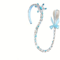 Girls Costume Wig Braid Cosplay Long Hair Accessories