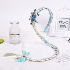 Girls Costume Wig Braid Cosplay Long Hair Accessories