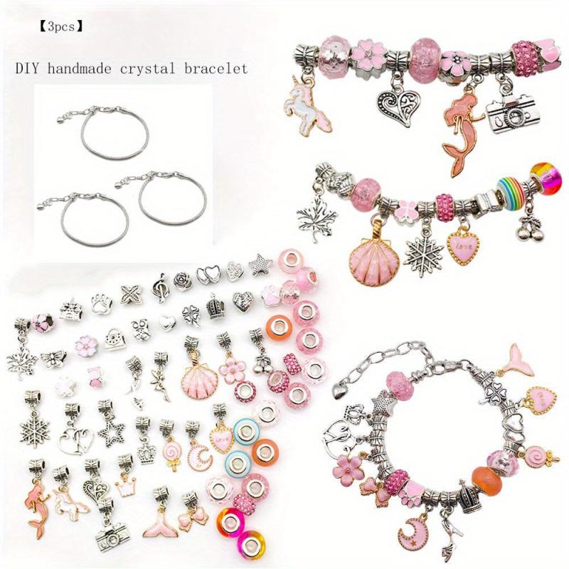 3pcs DIY Crystal Bracelet Set Jewelry Gift