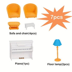 Mini Piano Sofa Educational Toy for Kids