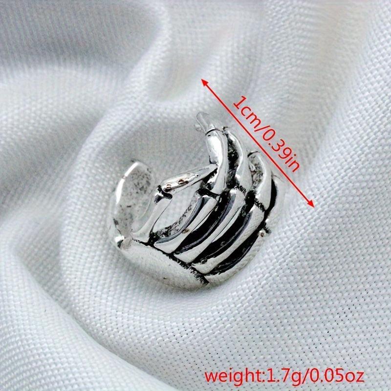 Scary Hand Ear Cuff Clip Halloween Party Jewelry